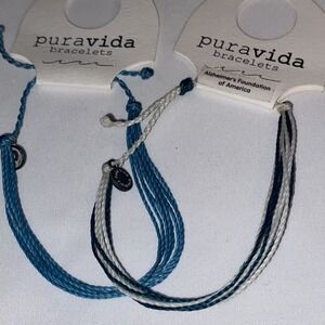 Lot of 2 NWT Pure Vida Adjustable Bracelets Alzheimer's Edition RARE